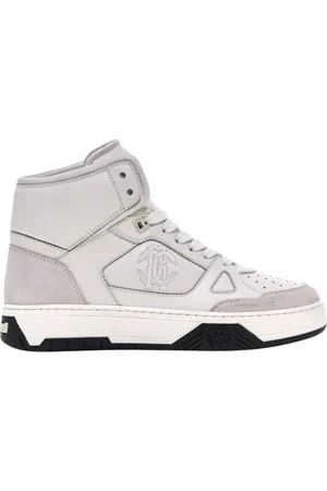Roberto Cavalli Sko, Dame, Hvid, 41 EU, Læder, Hvide High-Top Sneakers Kvinder Italien