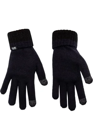EA7 Tilbehør, Dame, Blå, L, Uld, Elegante Handsker