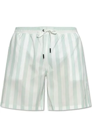 BRIONI Badetøj, Herre, Grøn, L, Polyester, Badeshorts med stribet mønster