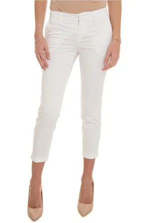 FAY Bukser, Dame, Hvid, W33, Bomuld, Chino Bukser