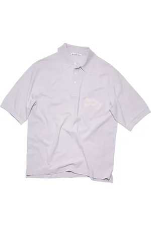 Acne Studios Top, Herre, Lilla, S, Uld, Stilfuld Polo Shirt