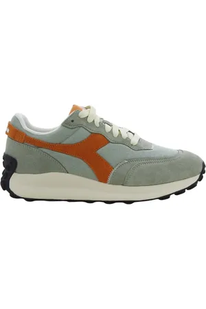 Diadora Sko, Herre, Grå, 44 EU, Suede, Orange Ruskind Racing Sko