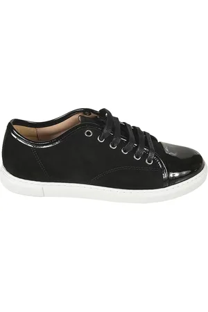 Lanvin Sko, Dame, Sort, 37 EU, Uld, Stilfulde sorte sneakers