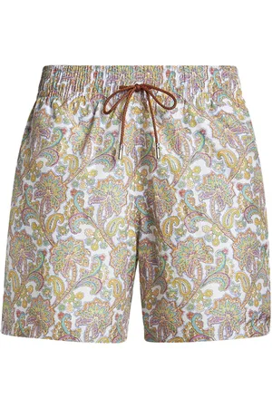 Etro Badetøj, Herre, Flerfarvet, L, Polyester, Floral Paisley Badeshorts