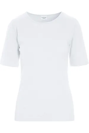 Bitte Kai Rand Top, Dame, Hvid, XL, Tyl, Hvid Ribstrikket Bluse Naibu Style