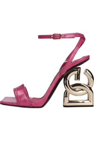 Dolce & Gabbana Sko, Dame, Lyserød, 35 EU, Læder, Sandaler Fuchsia