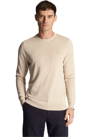 Lyle & Scott Strik, Herre, , XL, Bomuld, Tonal Eagle Bomulds Crew Neck Jumper