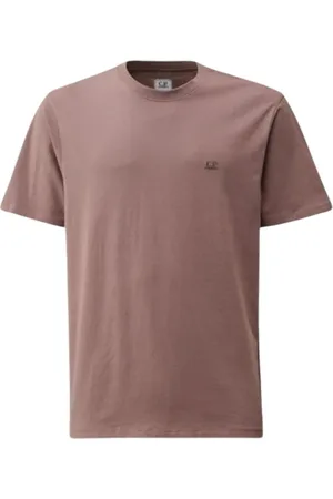 C.P. Company Top, Herre, Lilla, L, Bomuld, Premium Goggle T-Shirt