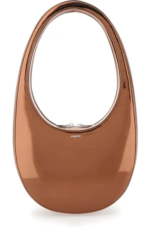 COPERNI Taske, Dame, Grå, ONE SIZE, Uld, Bronze Skuldertaske med Lynlåslukning