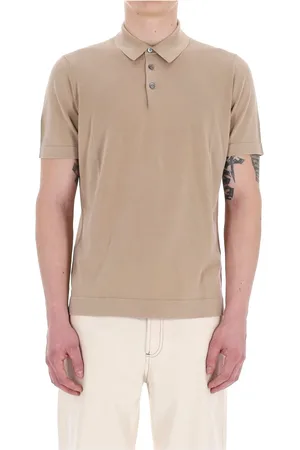 DRUMOHR Top, Herre, , 2XL, Bomuld, Letvægts sommer polo shirt frosted effekt
