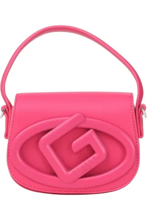 GAËLLE Taske, Dame, Lyserød, ONE SIZE, Uld, Kompakt Fuchsia Håndtaske med 3D Logo