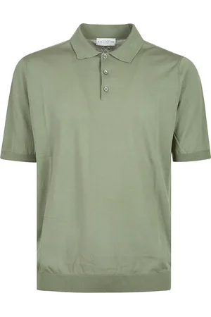 BALLANTYNE Top, Herre, Grøn, M, Kortærmet Poloshirt