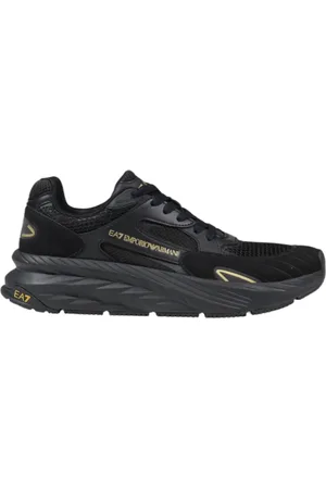EA7 Sko, Herre, Sort, 41 1/2 EU, Uld, Sneakers Collection