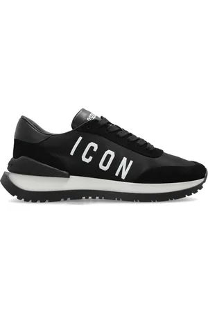 Dsquared2 Sko, Dame, Sort, 37 EU, Læder, Running Sneakers