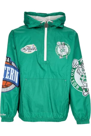 Mitchell & Ness Sport, Herre, Grøn, M, Uld, Boston Celtics Windbreaker Jakke