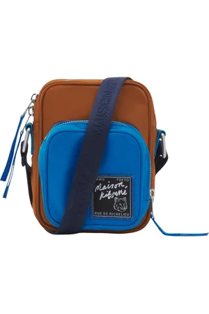 Maison Kitsuné Taske, Herre, Flerfarvet, ONE SIZE, Polyester, Crossbody Pouch