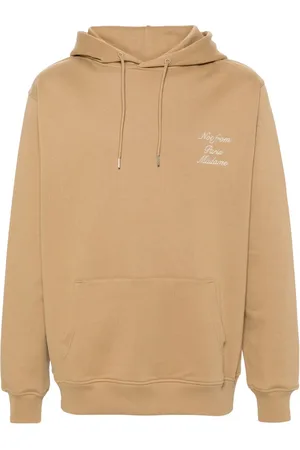 Drôle de Monsieur Sweathshirts & Hoodies, Herre, Brun, S, Bomuld, Calligraphy Ice Hoodie
