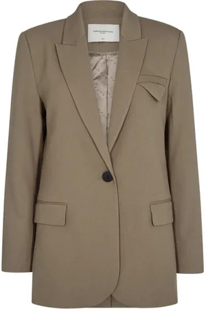 Copenhagen Muse Jakke, Dame, Brun, M, Polyester, Muse Blazer Jakke