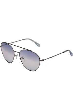 Zadig & Voltaire Tilbehør, unisex, Lilla, ONE SIZE, Klassiske Aviator Metal Solbriller