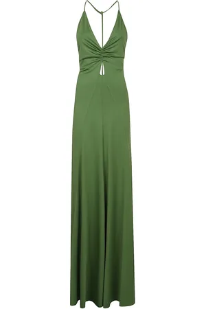 Victoria Beckham Kjole, Dame, Grøn, XS, Polyester, Grøn Kjole til Kvinder