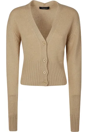 Fabiana Filippi Strik, Dame, , XS, Uld, Stilfuld Strikket Cardigan