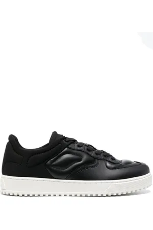 Emporio Armani Sko, Herre, Sort, 44 EU, Læder, Læder Casual Sneaker
