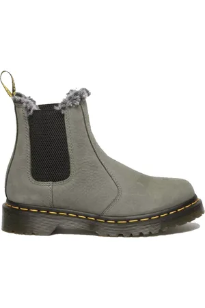 Dr. Martens Sko, Herre, Grå, 38 EU, Læder, Chelsea 2976 Støvle