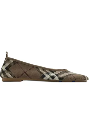 Burberry Sko, Dame, Flerfarvet, 37 1/2 EU, Brush Knit Baby Ballerinaer