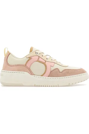 Salvatore Ferragamo Sko, Dame, Lyserød, 39 EU, Læder, Casual Sneakers