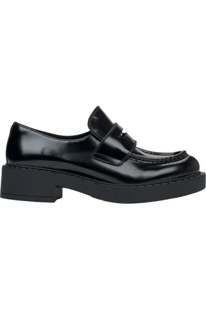Estro Sko, Dame, Sort, 35 EU, Læder, Sort Penny Loafers