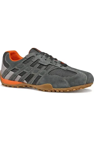 Geox Sko, Herre, Grå, 43 EU, Uld, Snake Original Stilfulde Sneakers