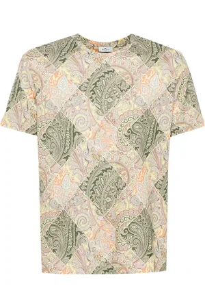 Etro Top, Herre, Flerfarvet, XL, Bomuld, Casual bomulds T-shirt