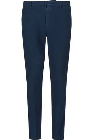 Dondup Bukser, Herre, Blå, W31, Bomuld, Gaubert Navy Slim-fit Bukser