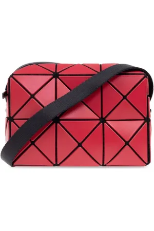 Issey Miyake Taske, Dame, Rød, ONE SIZE, Uld, Stilfuld Cuboid Skuldertaske
