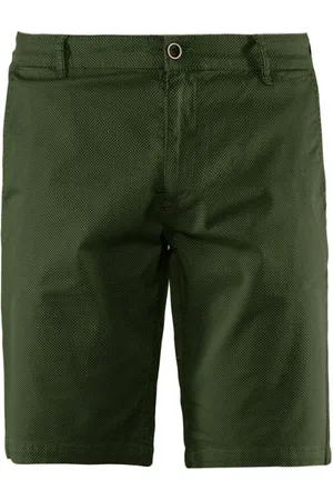 Bomboogie Shorts, Herre, Grøn, W33, Bomuld, Slim Fit Chino Bermuda Shorts