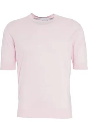 Gender Strik, Herre, Lyserød, 5XL, Rose Strik T-shirt