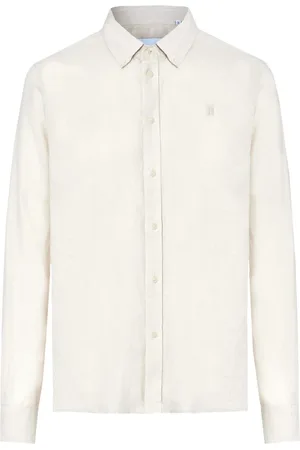 Les Deux Bluser & Skjorter, Herre, Hvid, L, Linen Shirt