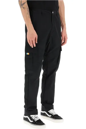 MARCELO BURLON Bukser, Herre, Sort, S, Nylon, Nylon Pant