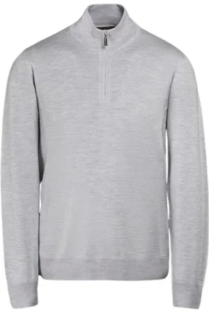 MOORER Strik, Herre, Grå, XL, Cashmere, Terni-J18