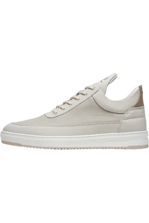 Filling pieces Sko, Herre, Hvid, 45 EU, Læder, Low Top Tech Crumbs Off