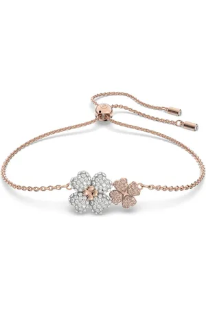 Swarovski Tilbehør, Dame, Flerfarvet, ONE SIZE, Uld, Latisha Blomsterarmbånd