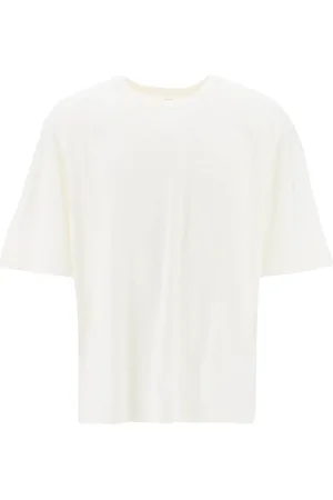LEMAIRE Top, Herre, Hvid, S, Bomuld, Boxy Kortærmet T-shirt
