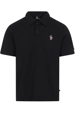 Moncler Top, Herre, Sort, S, Tyl, T-shirts og poloer Grenoble Style