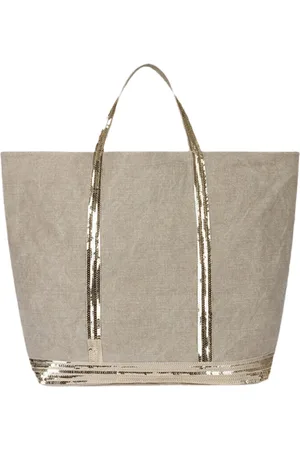 Vanessa Bruno Taske, Dame, , ONE SIZE, Paillet Lærred Shopper Taske