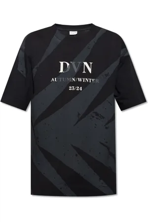 DRIES VAN NOTEN Top, Herre, Sort, XL, Bomuld, Screenprint Tee