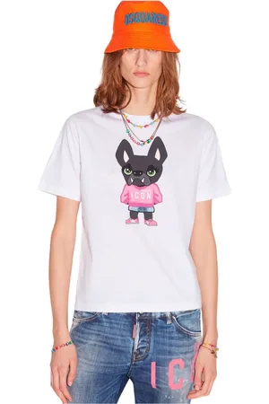 Dsquared2 Top, Dame, Hvid, XS, Bomuld, Hvid Hilde T-shirt