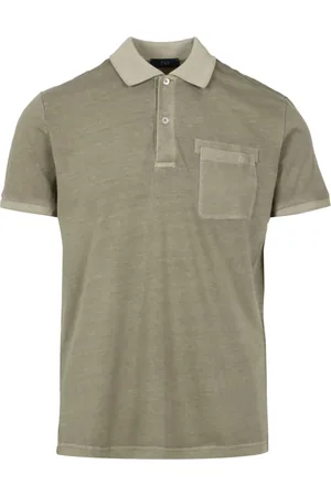 FAY Top, Herre, Grøn, S, Bomuld, Klassisk poloshirt