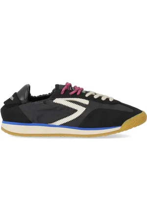 Puraai Sko, Dame, Sort, 41 EU, Bomuld, Sort og hvid vegansk sneaker