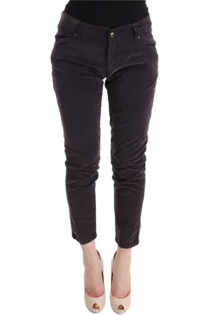 ERMANNO SCERVINO Bukser, Dame, Brun, XS, Bomuld, Cropped Casual Bukser
