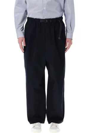Comme des Garçons Bukser, Herre, Blå, M, Bomuld, Navy Bælte Joggingbukser Ss25